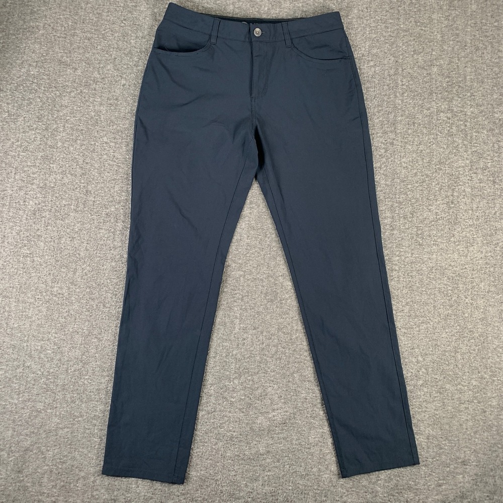 Vuori Meta Pants Men 32x30 Blue Stretch Tech Performance Chino Trousers V430